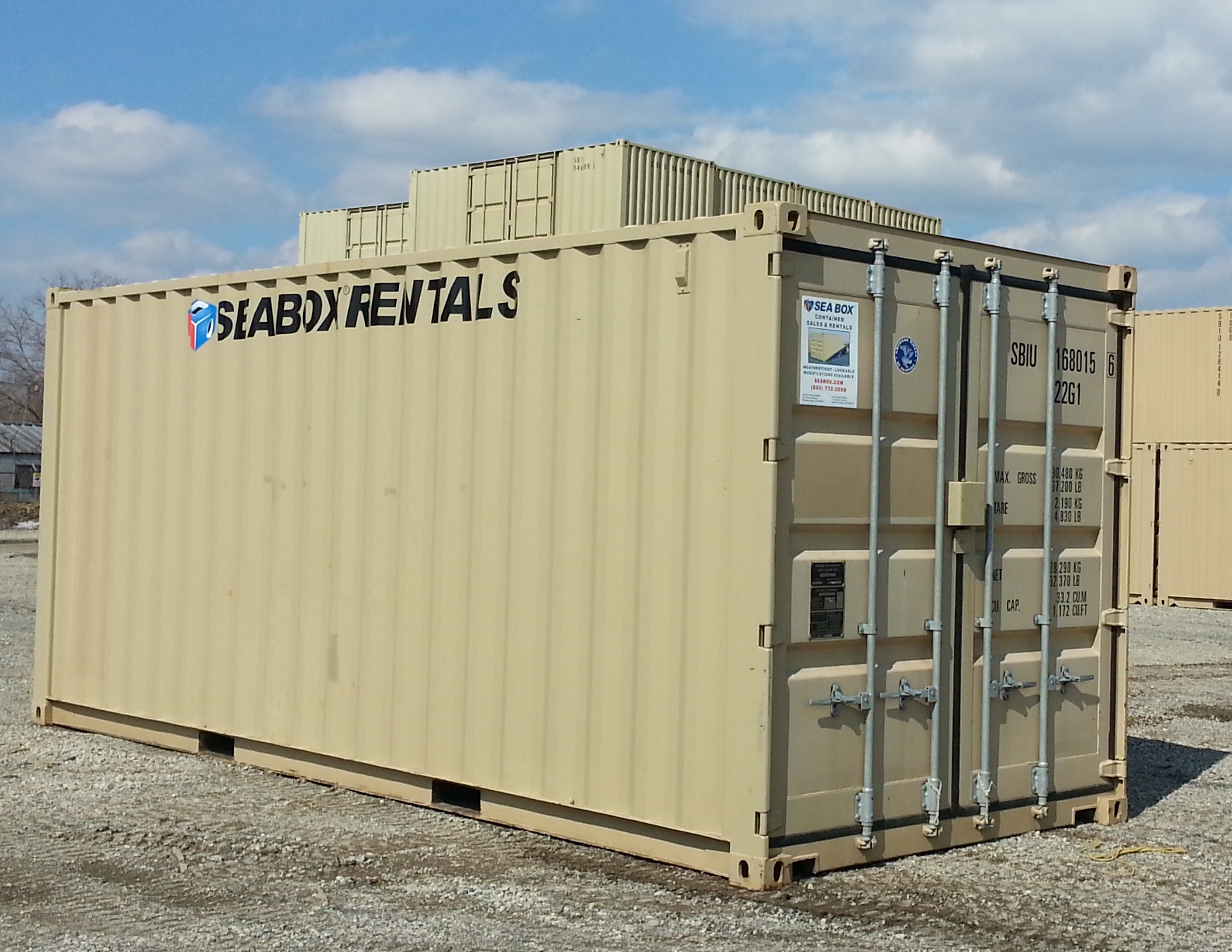 20 ft x 8 ft 6 in Dry Freight Container Rental