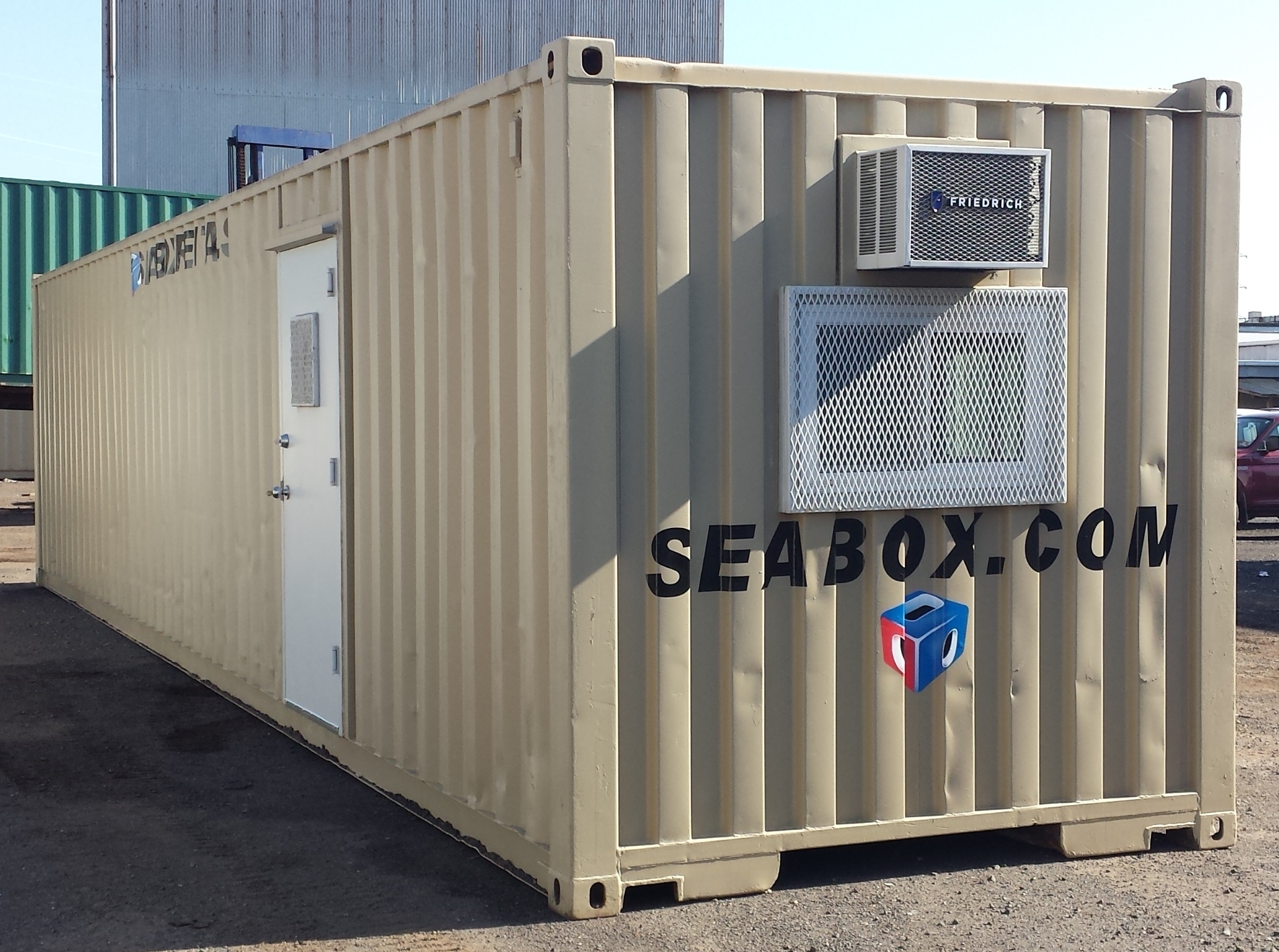 40’ Office and Storage Combo Container Rental