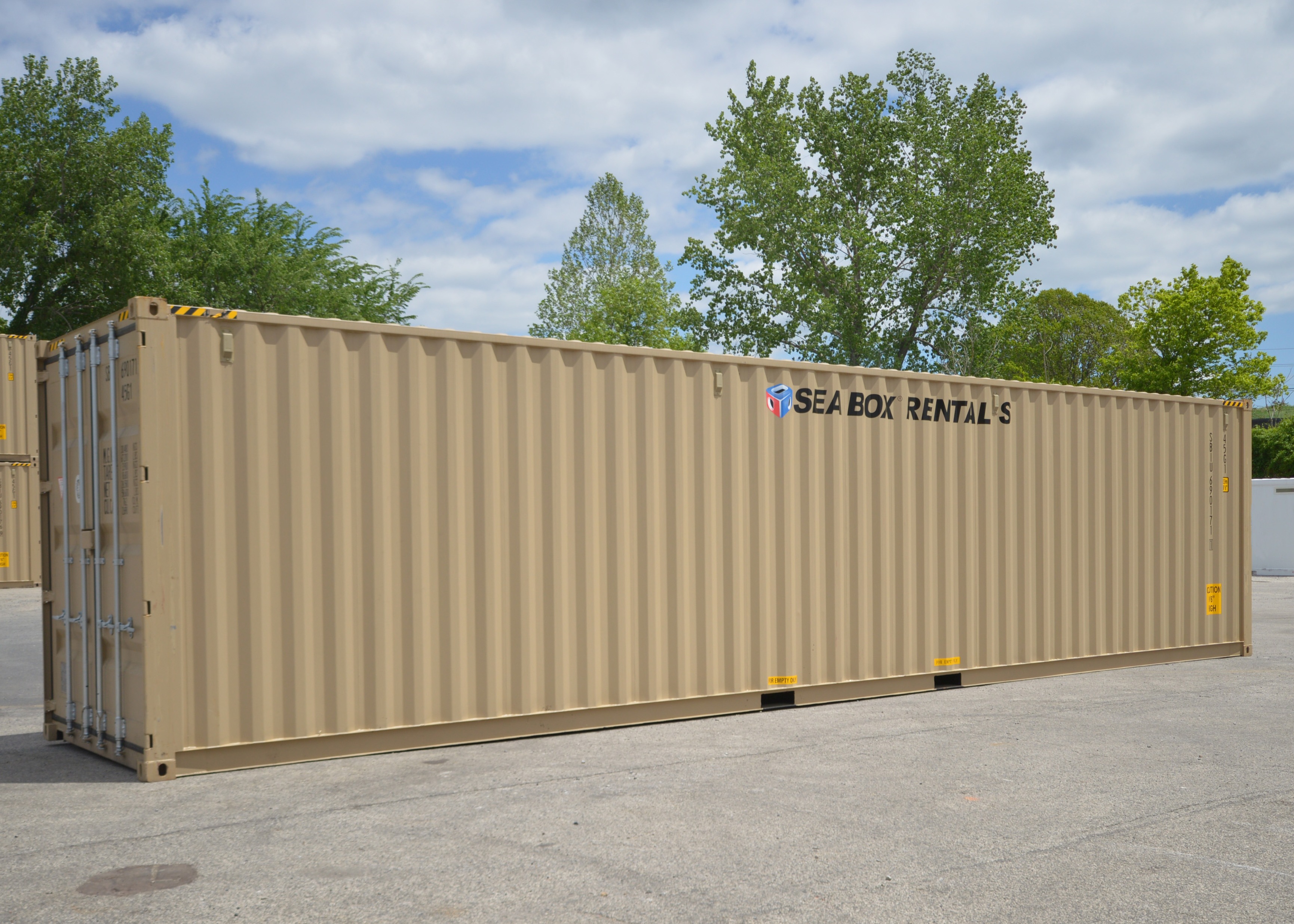 40’ x 9’6” Dry Freight Container Rental