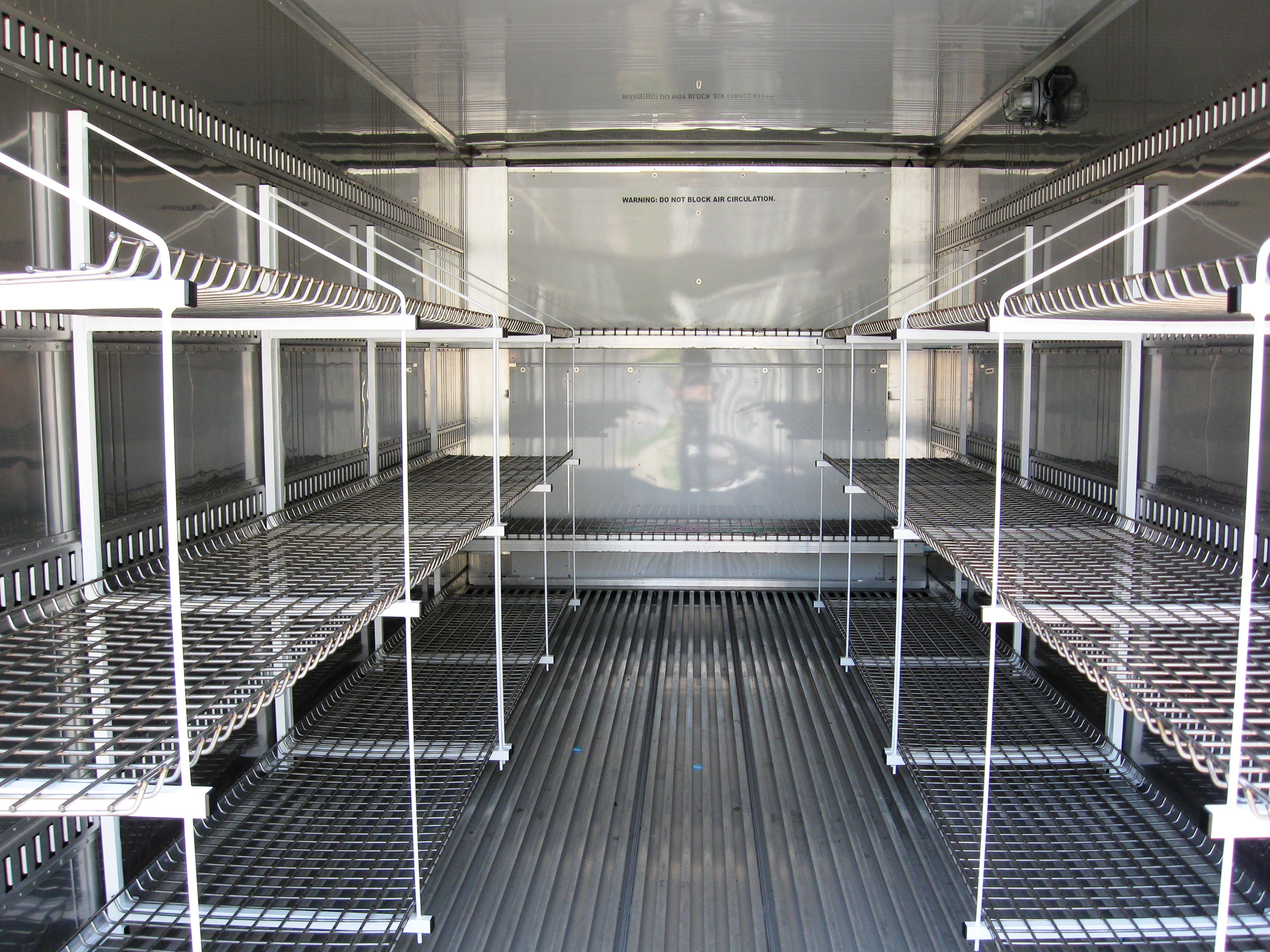 Large Field Refrigeration System Shelving Kit