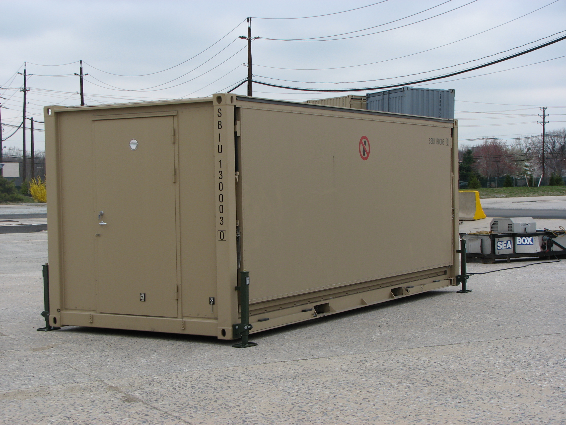 20’ x 8’ ISO One-Side Expandable Containerized Shelter