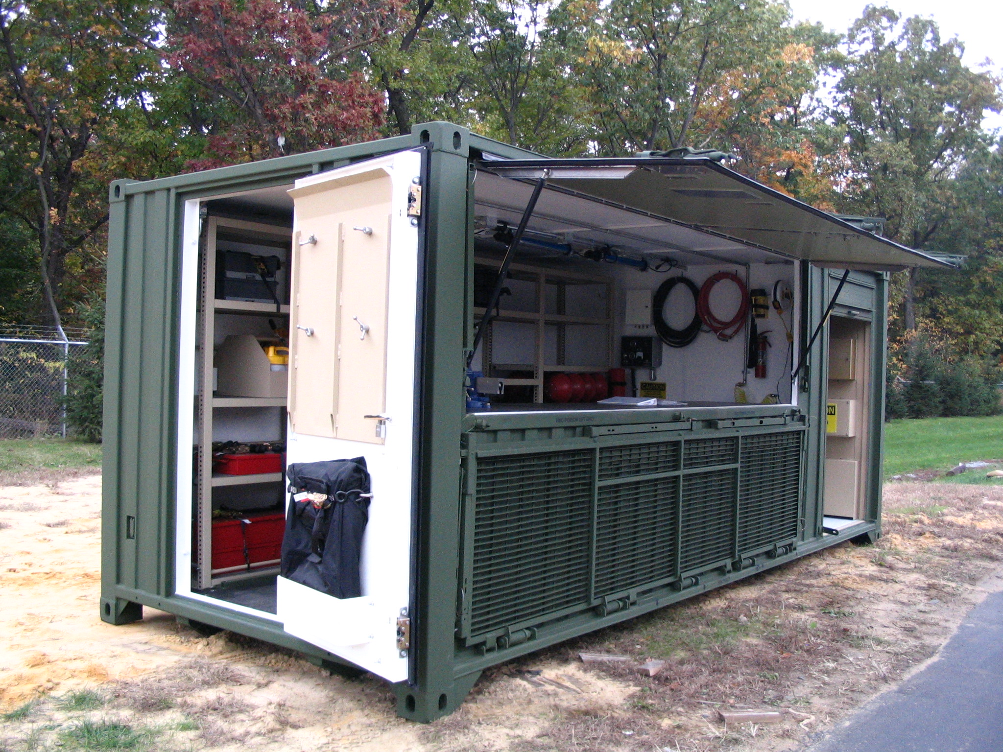 20’ x 8’ “Common 32” Containerized Shelter