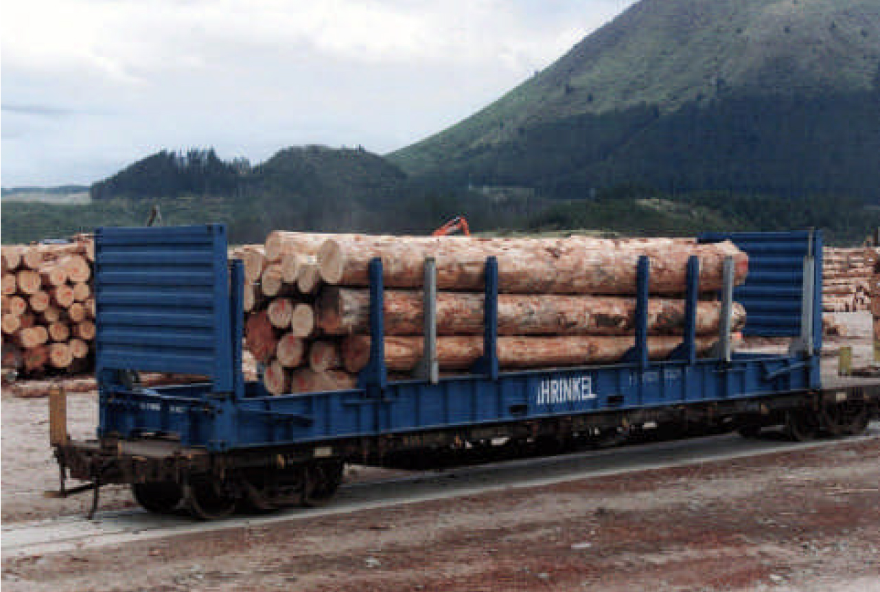 40’ ISO Flatrack with Well Deck for Logs (Type 17)