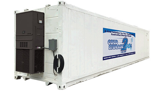 40’ X 8’ 6” Insulated ISO Cargo Container with Climate Control