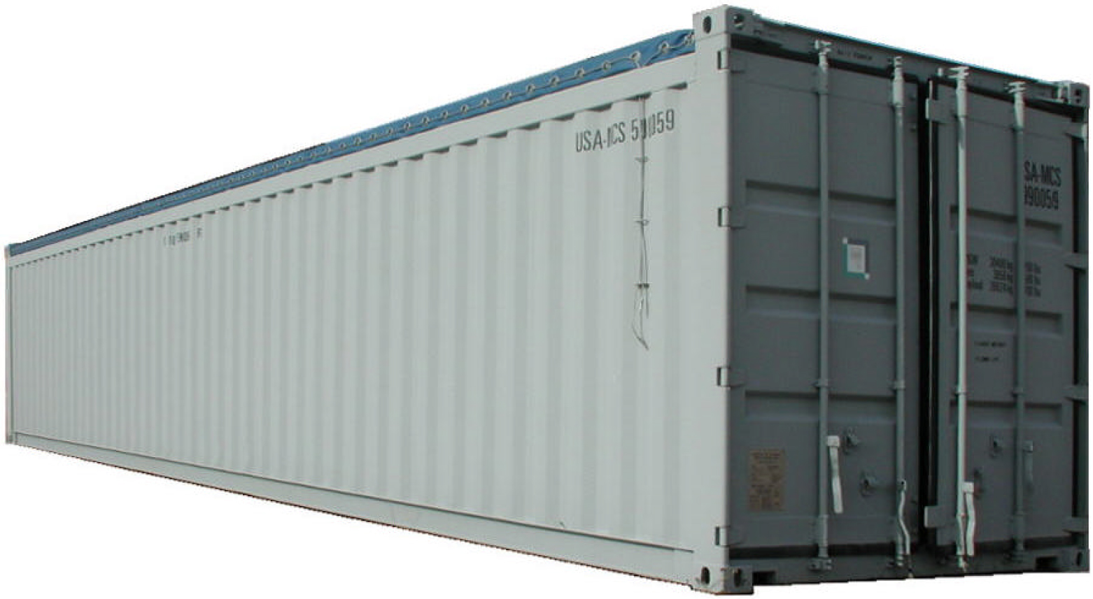 40’ x 8’6” Open Top Cargo Container