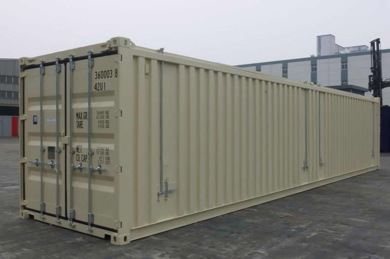 40’ x 8’6” Open Top with Hard Lid ISO Container