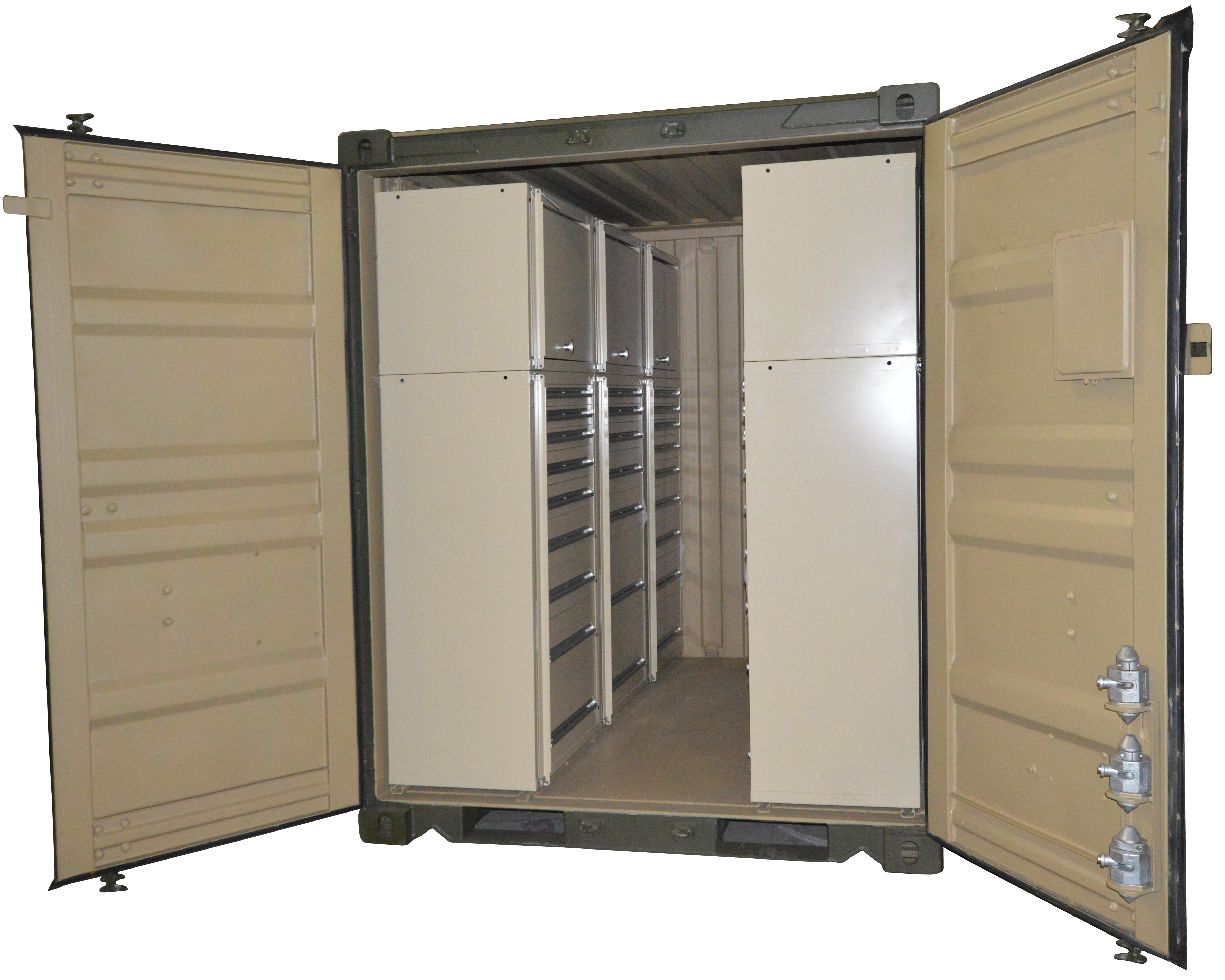 Tricon ISO Container (Type 1) with 12 Cabinets