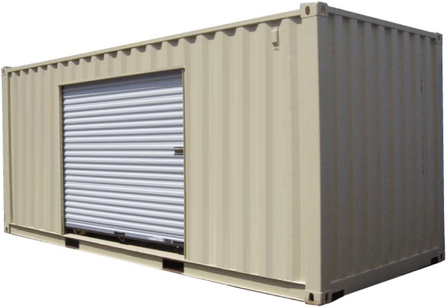 20 ft x 8 ft 6 in Dry Freight ISO Cargo Container with One Roll-Up Door