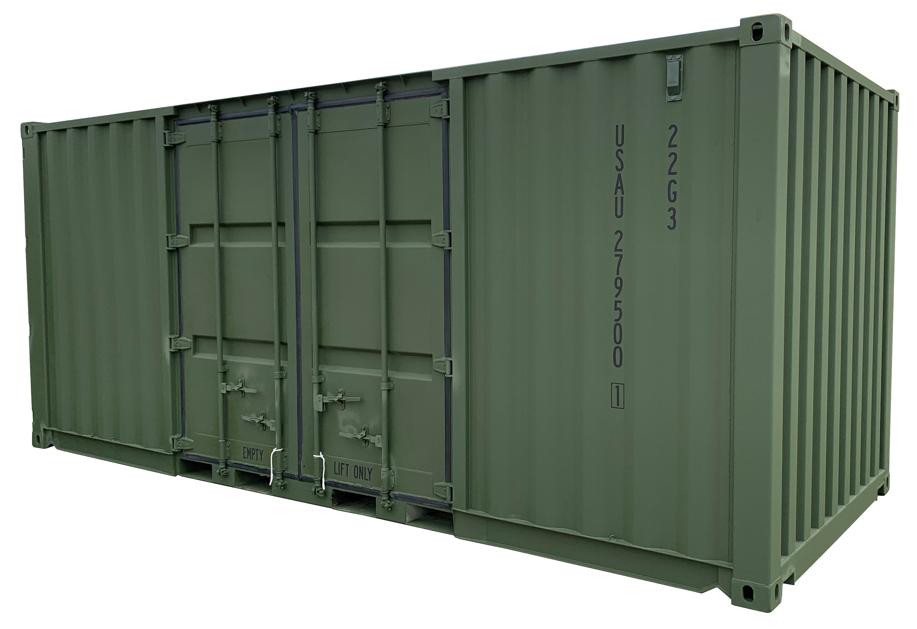 20’ x 8’6” Dry Freight ISO Container - Double Doors One End and One Side