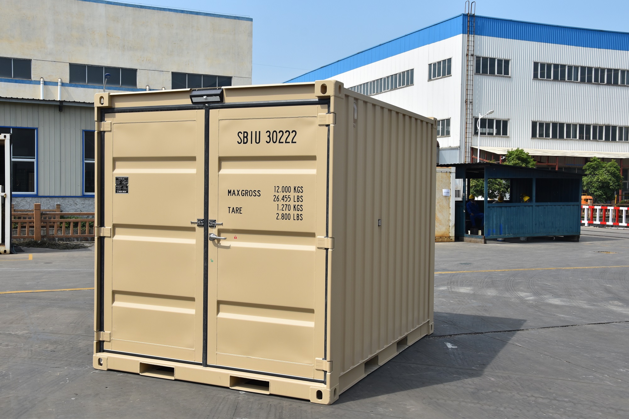 10’ X 8’ Standard Dry Freight Bicon Container with Ramp