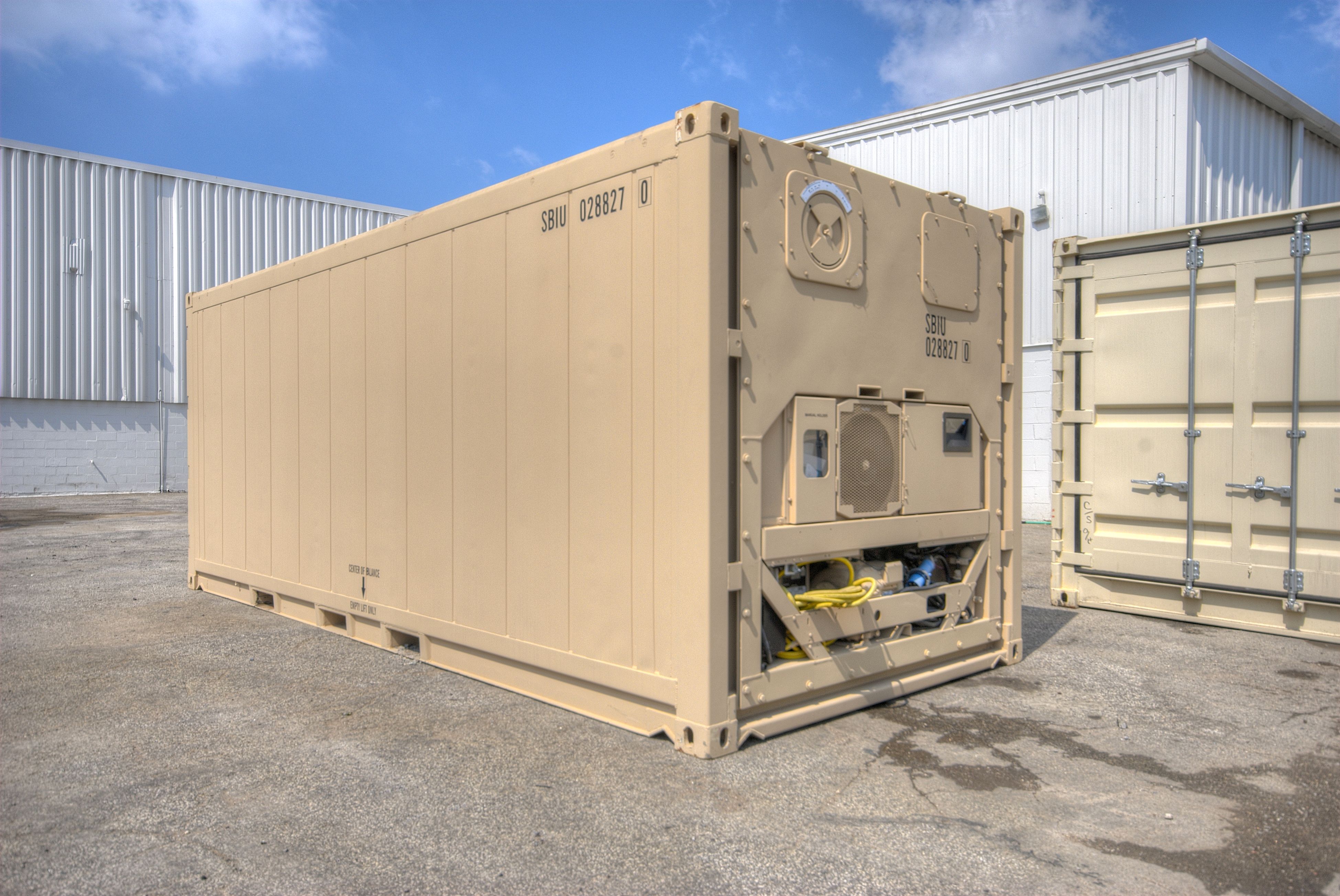 refrigerated cargo containers