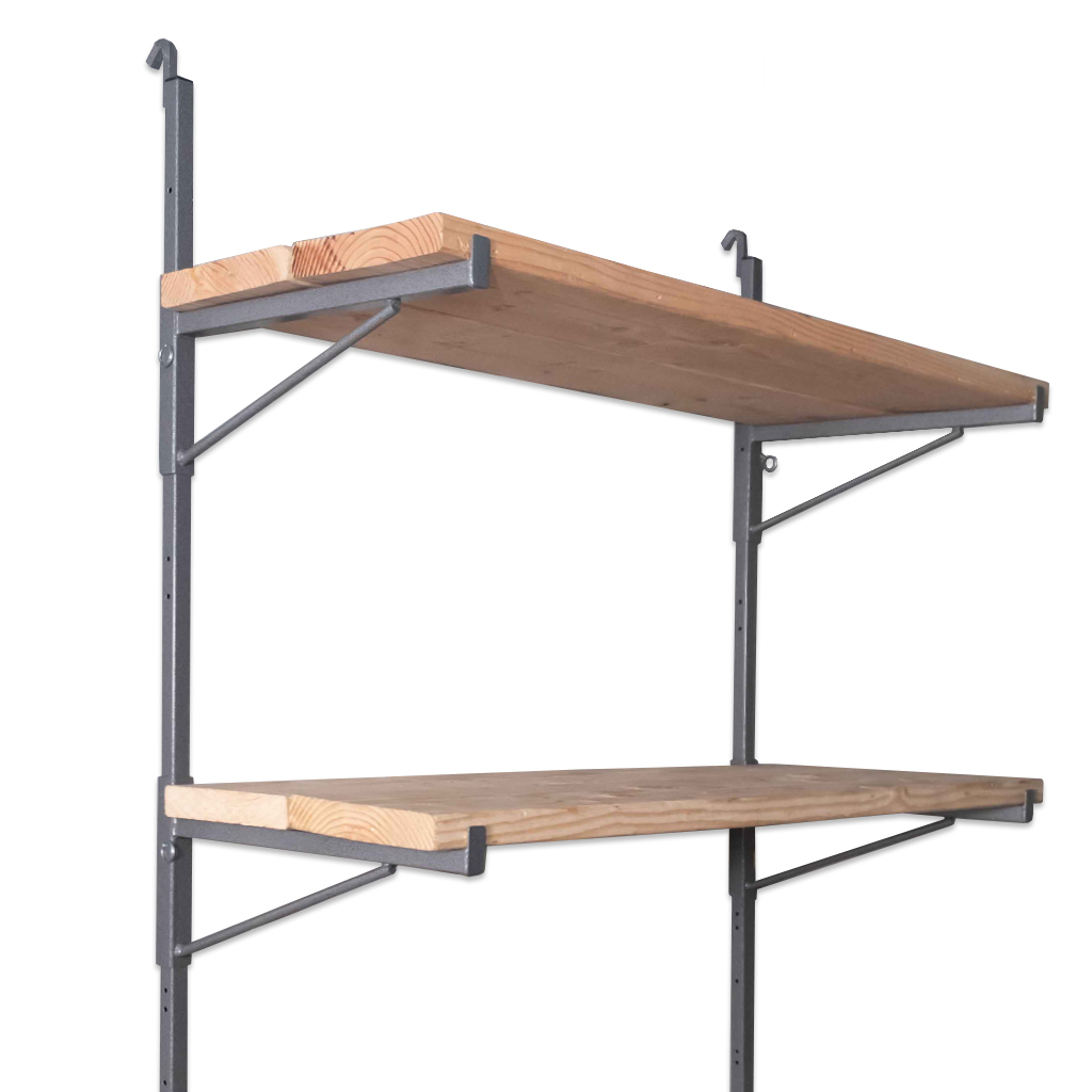 SB2110 - ConExtra Container Shelf Bracket: Adjustable, 2-Tier (18.875”)