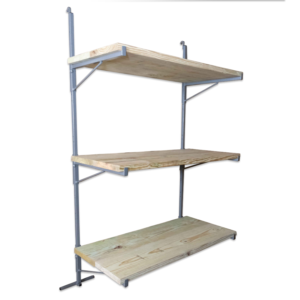 SB3110 - ConExtra Container Shelf Bracket: Adjustable, 3-Tier (18.875”)