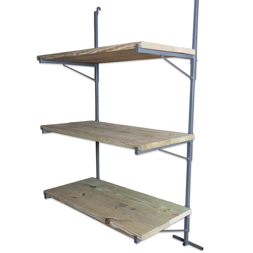 SB3112 - ConExtra Container Shelf Bracket: Adjustable, 3-Tier (22.875”)