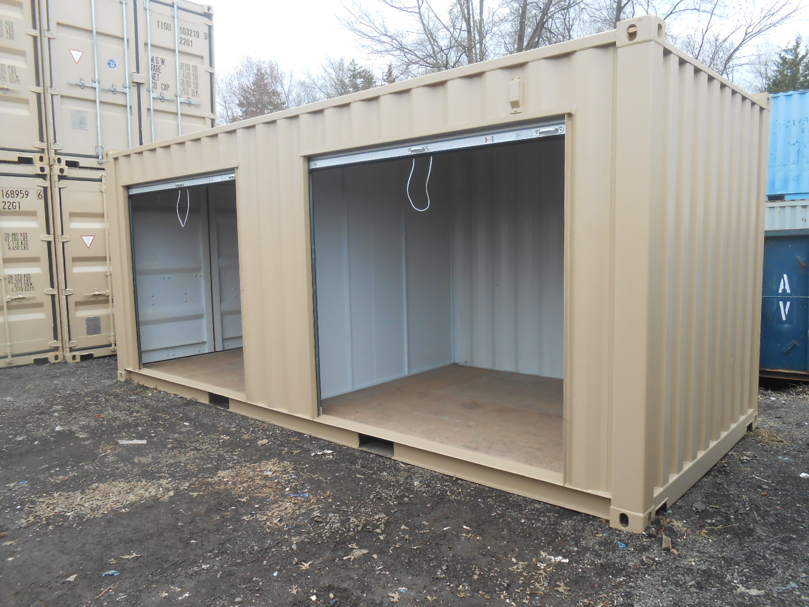 40' Garage Doors & Roll Up Doors - M1 Containers