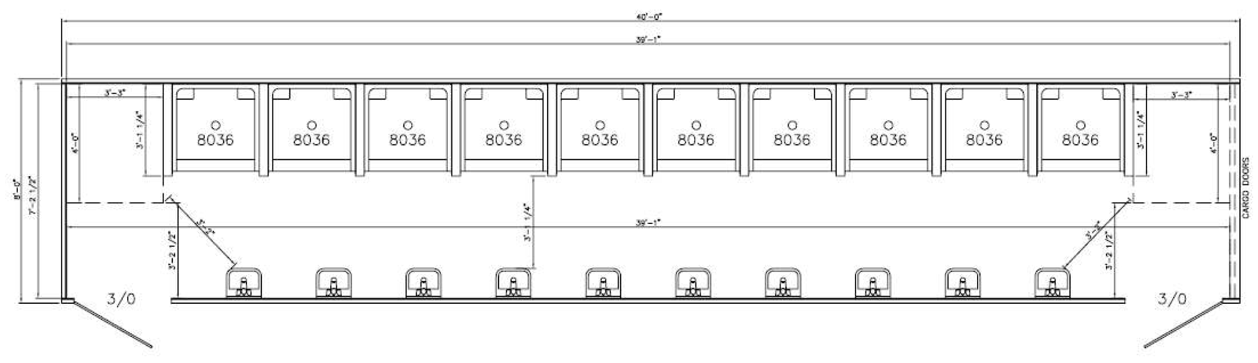 40’ 8’6” ISO Containerized Shower Shelter