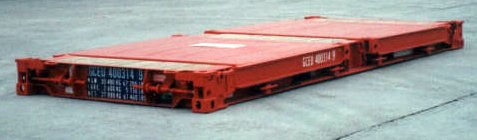 20’ ISO Flatrack Domino Type (4) with Flush Folding Endwalls