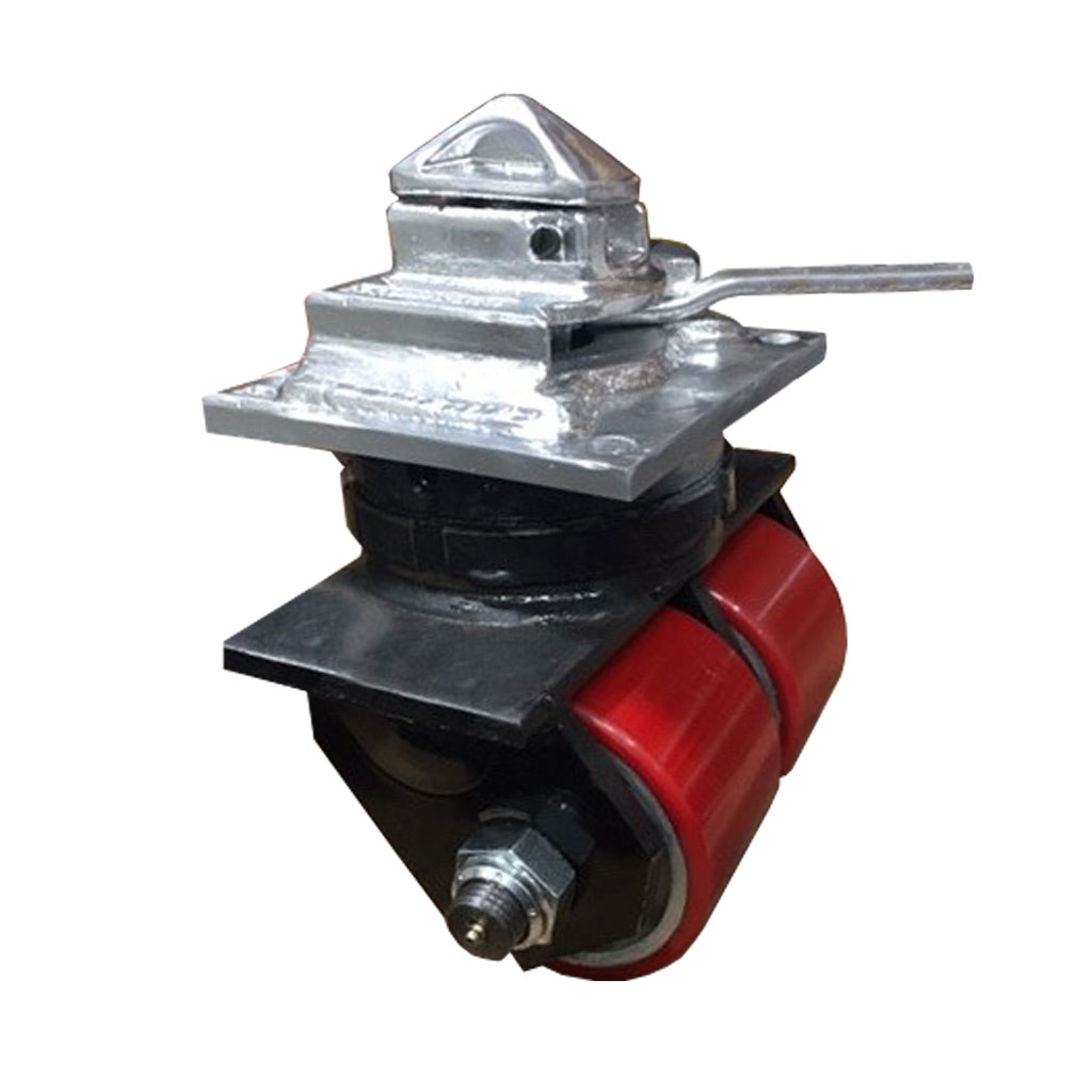 SB5904 - 10.9k Lbs. Capacity, 6” H Swivel Caster w/Welded Twistlock (Single)