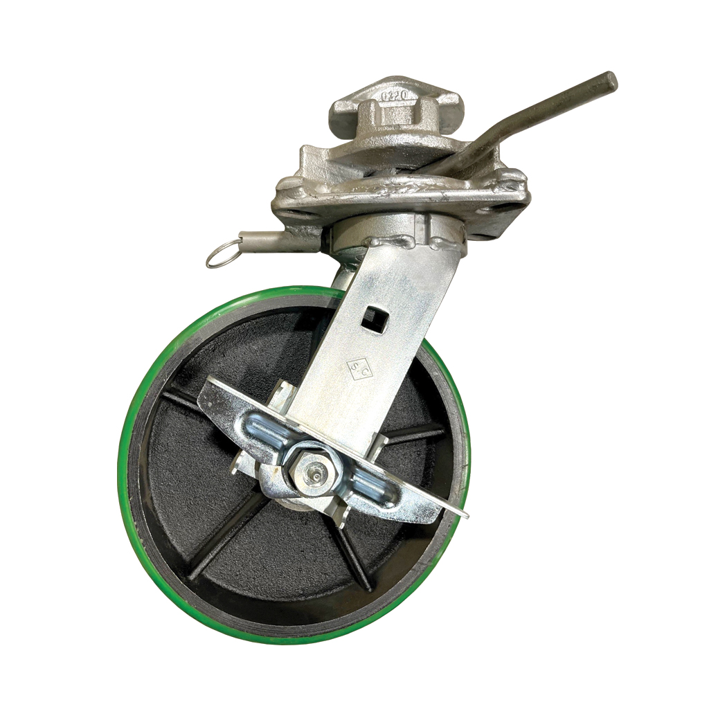 SB5910.RH - 3k Lbs. Capacity, 10” H Swivel Caster Wheel with SB1470 Welded Twistlock (Single)