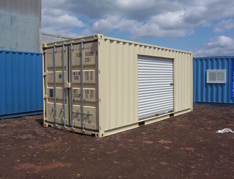 20' Roll Up Door - M1 Containers