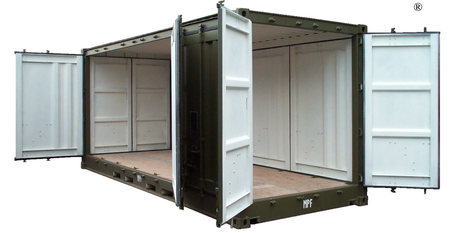 20’ X 8’ 6” Standard Dry Freight Container, All Access Full Opening, No Tween Deck