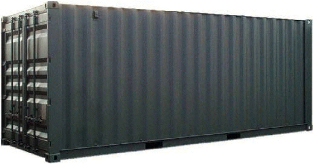 20 ft x 9 ft 6 in Dry Freight ISO Container with Double Doors One End